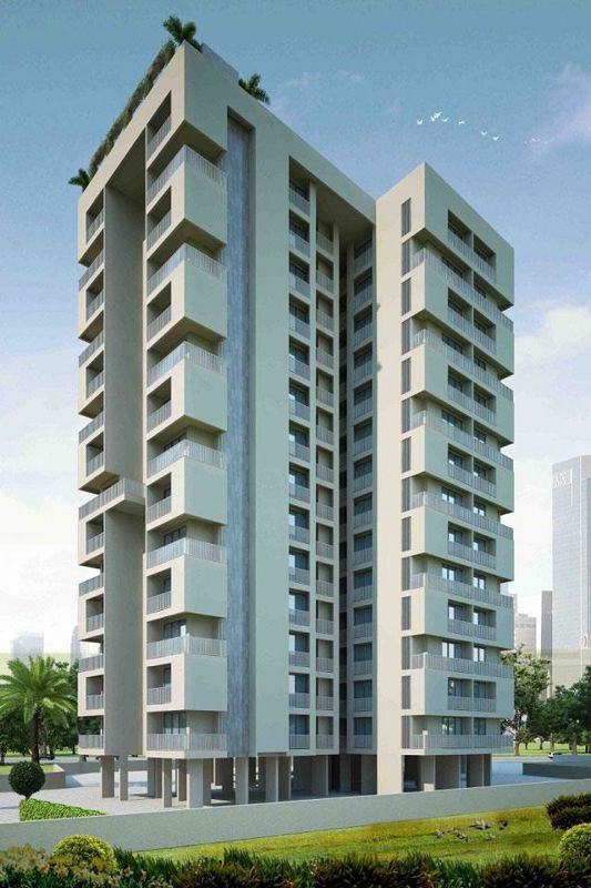 3 BHK + Servant Room 1300 Sq.Ft. Apartment in Rna Mirage