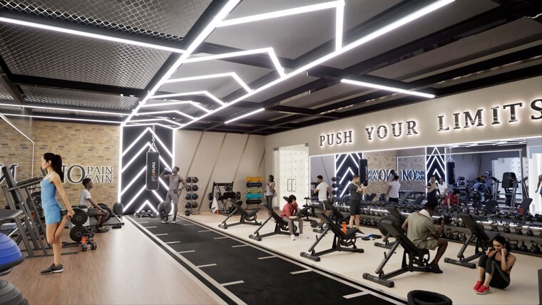 Gym, preet colony 3 Bedroom 1905 Sq.Ft. Apartment In Preet Colony Zirakpur 10458489