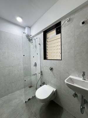 Bathroom in 2 BHK Apartment at Empire Towers, Goregaon East – for Rent