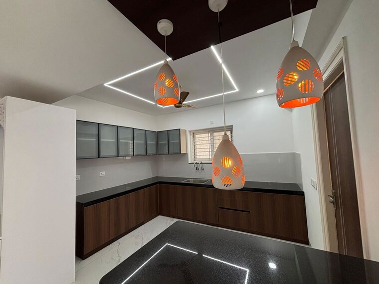 Kitchen, home-town-heights 3 Bedroom 1725 Sq.Ft. Apartment In Kowkoor Hyderabad 10457285