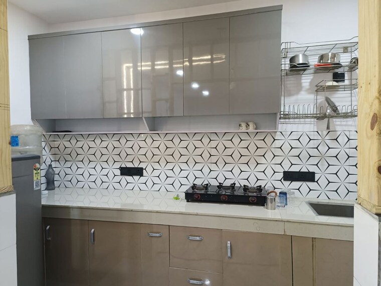 Kitchen, greater kailash i 2 Bedroom 900 Sq.Ft. Builder Floor In Greater Kailash I Delhi 10458397