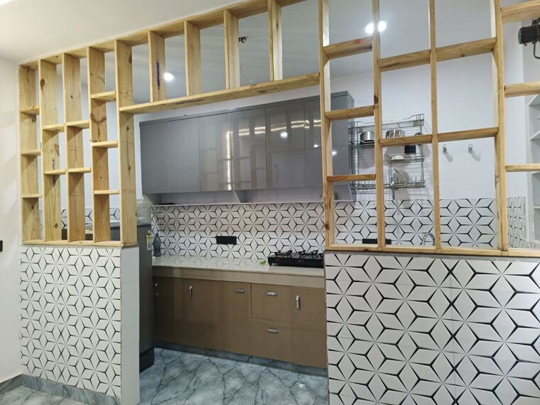 Kitchen, greater kailash i 2 Bedroom 900 Sq.Ft. Builder Floor In Greater Kailash I Delhi 10458397