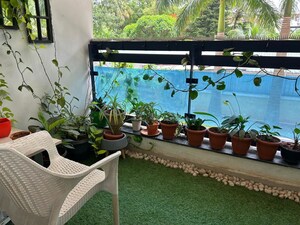 Balcony in 4 BHK Apartment at Aratt Aeris Residences, Indiranagar – for Rent
