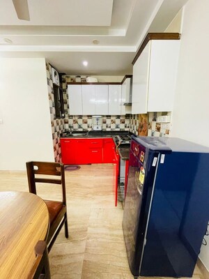 Kitchen in 1 BHK Builder Floor at Saket – for Rent