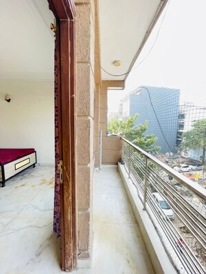 Balcony in 1 BHK Builder Floor at Saket – for Rent