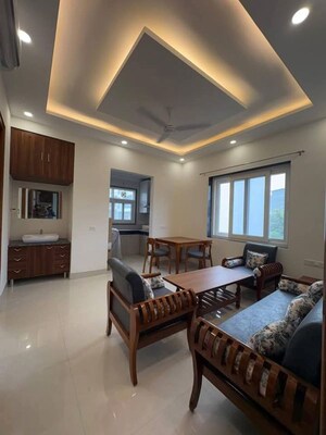 Living Room in 1 BHK Apartment at Saket – for Rent
