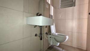Bathroom in 3 BHK Apartment at Godrej Emerald, Ghodbunder Road – for Rent