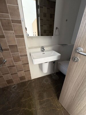 Bathroom in 3 BHK Apartment at Lodha The Park, Worli – for Rent