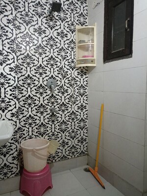 Bathroom in 2 BHK Builder Floor at Rajendra Park – for Rent