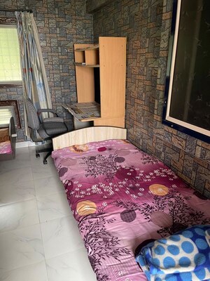 Bedroom in Studio Builder Floor at Vadiwadi – for Rent