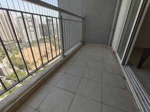 Balcony in 3 BHK Apartment at Godrej Emerald, Ghodbunder Road – for Rent