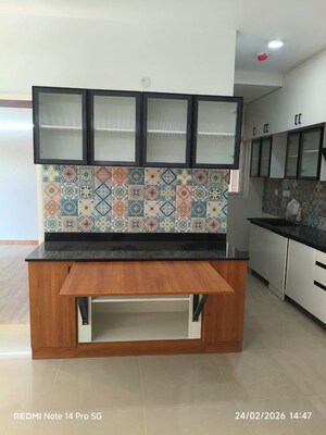Kitchen in 3 BHK Apartment at Brigade El Dorado, Bagaluru – for Rent