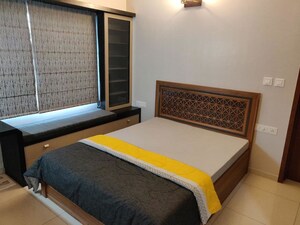 Bedroom in 3.5 BHK Apartment at L&T Raintree Boulevard, Hebbal – for Rent