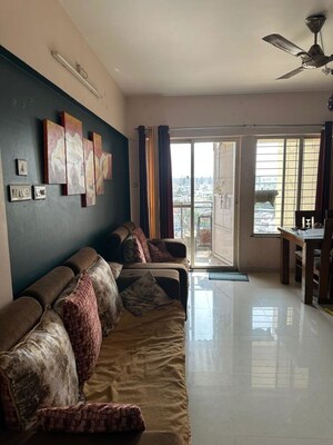 Living Room in 2 BHK Apartment at Brahma Realty Skycity, Dhanori – for Rent