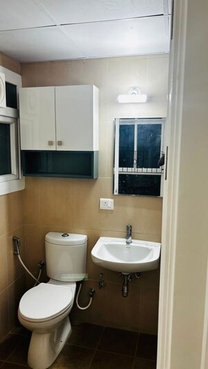 Bathroom in 3 BHK Apartment at Brigade El Dorado, Bagaluru – for Rent