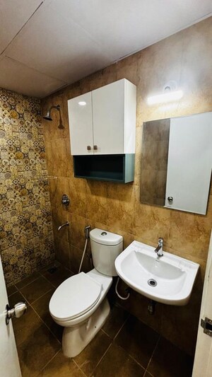 Bathroom in 3 BHK Apartment at Brigade El Dorado, Bagaluru – for Rent