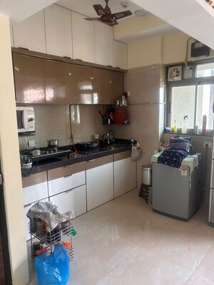 Kitchen in 2 BHK Apartment at Chandak Cornerstone, Worli – for Rent