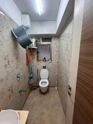 Bathroom in 2 BHK Apartment at Chandak Cornerstone, Worli – for Rent