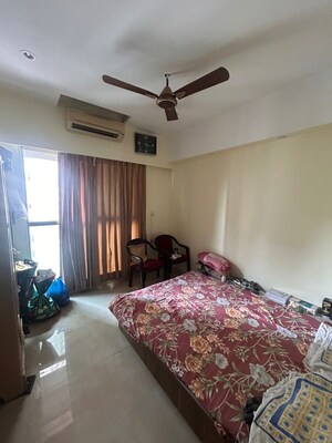 Bedroom in 2 BHK Apartment at Chandak Cornerstone, Worli – for Rent