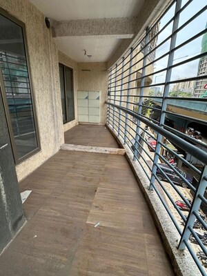 Balcony in 4 BHK Apartment at Apex Green Wood, Borivali East – for Rent