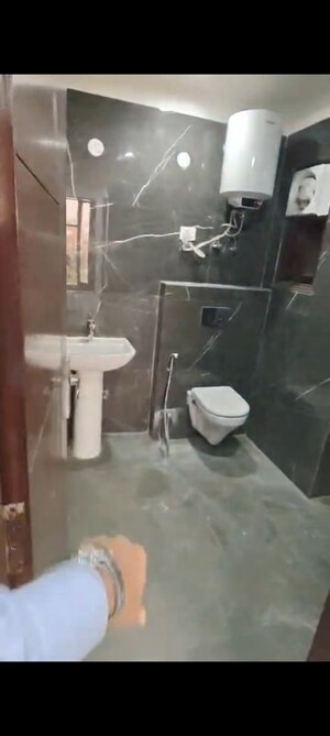 Bathroom in 3 BHK Builder Floor at Mehrauli – for Rent