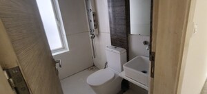 Bathroom in 3 BHK Apartment at The Wadhwa Anmol Pride, Goregaon West – for Rent