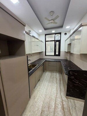 Kitchen in 2 BHK Builder Floor at Paschim Vihar – for Rent