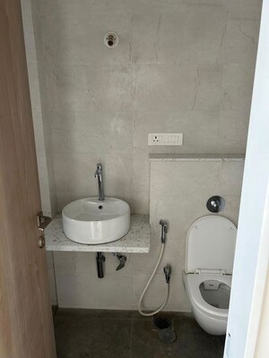 Bathroom in 2 BHK Apartment at Sugee Atharva, Prabhadevi – for Rent
