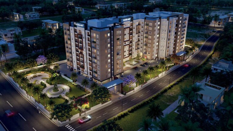Balcony, sowparnika-olivia-nest 2 Bedroom 1010 Sq.Ft. Apartment In Sarjapur Bangalore 10453209