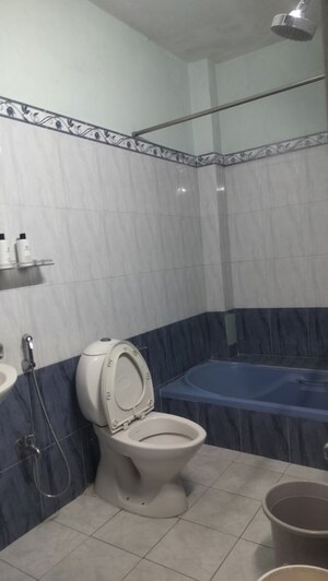 Bathroom in 3 BHK Apartment at Jubilee Hills – for Rent