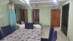 Living Room in 3 BHK Apartment at Jubilee Hills – for Rent