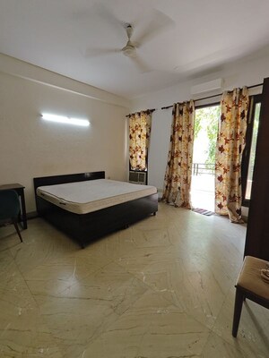 Living Room in 3 BHK Builder Floor at Global Foyer, Sector 43 – for Rent