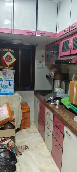 Kitchen in 1 RK Apartment at Neminath CHS Dadar West, Dadar West – for Rent