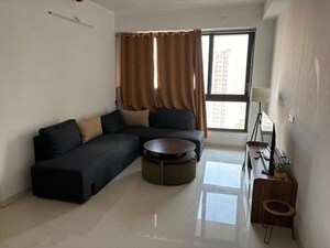 Living Room in 2 BHK Apartment at Sunteck Avenue 2, Goregaon West – for Rent