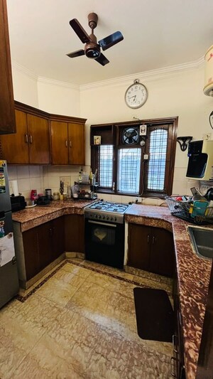 Kitchen in 3 BHK Builder Floor at Kalkaji – for Rent