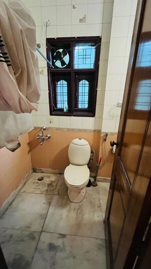 Bathroom in 3 BHK Builder Floor at Kalkaji – for Rent
