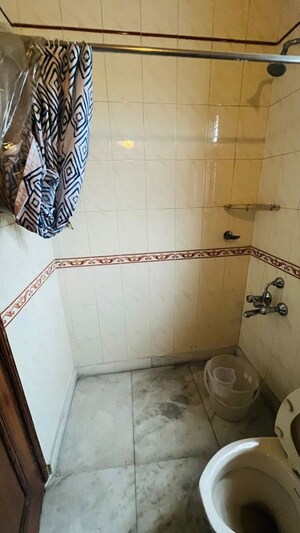 Bathroom in 3 BHK Builder Floor at Kalkaji – for Rent