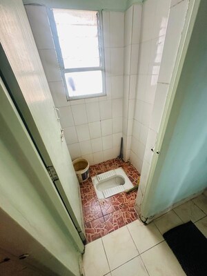 Bathroom in 2 BHK Apartment at Abhijit Park, Thergaon – for Rent