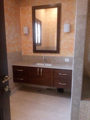 Bathroom in 5 BHK Builder Floor at Panchsheel Park – for Rent