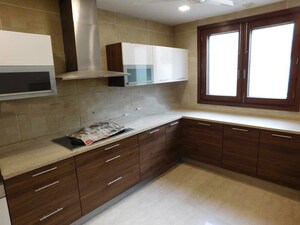 Kitchen in 4 BHK Builder Floor at Panchsheel Park – for Rent