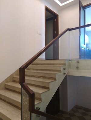 Staircase in 4 BHK Builder Floor at Panchsheel Park – for Rent