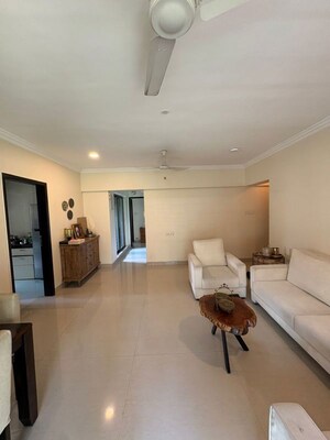 Living Room in 3 BHK Apartment at Bandra West – for Rent