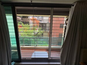 Balcony in 3 BHK Apartment at Bandra West – for Rent
