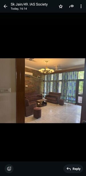 Bedroom in 4 BHK Apartment at Sector 22 – for Rent