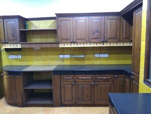 Kitchen in 4 BHK Builder Floor at Panchsheel Park – for Rent