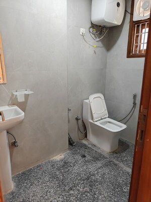 Bathroom in 2 BHK Builder Floor at Mehrauli – for Rent