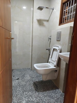 Bathroom in 2 BHK Builder Floor at Mehrauli – for Rent