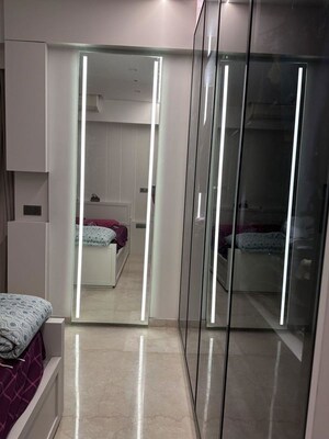 Bathroom in 3 BHK Apartment at Lodha The Park, Worli – for Rent
