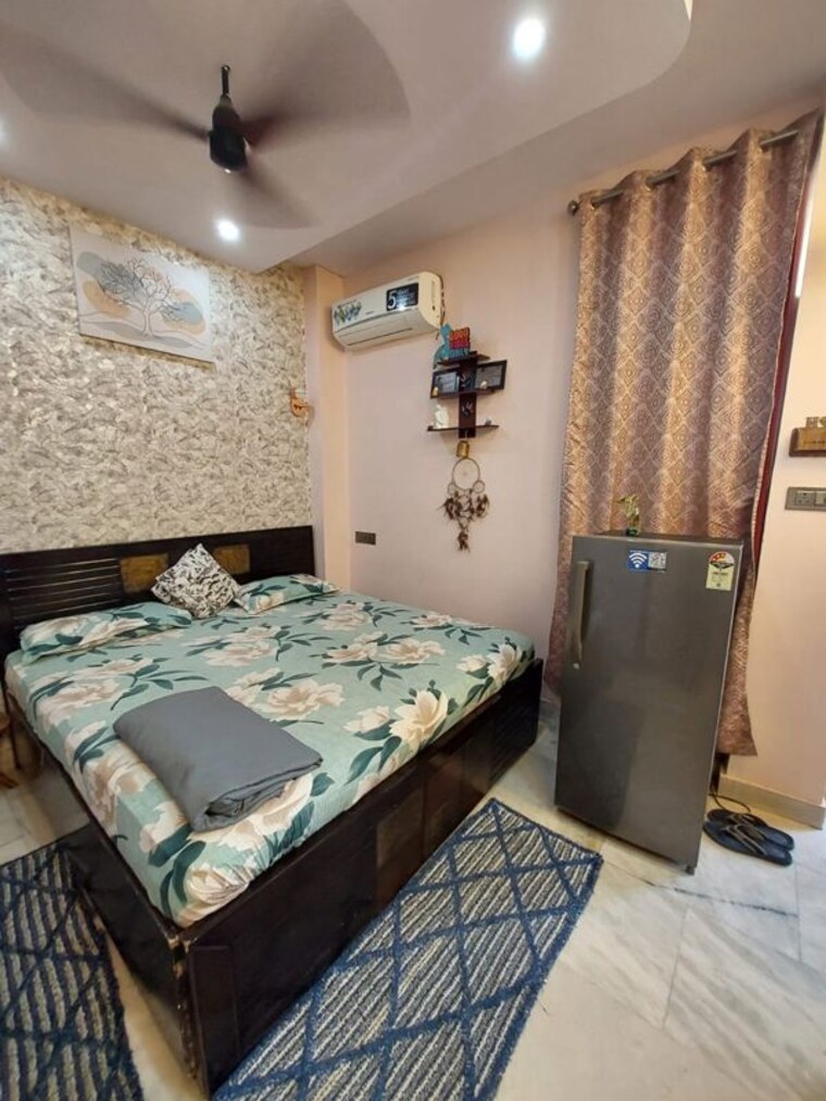 Bedroom, malviya nagar 1 RK 400 Sq.Ft. Builder Floor In Malviya Nagar Delhi 10459268