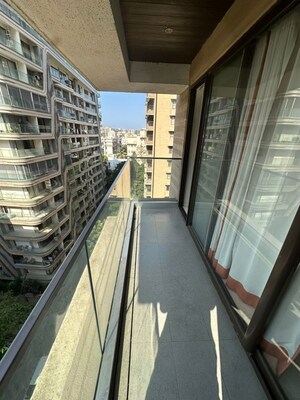 Balcony in 3.5 BHK Apartment at Kalpataru Solitaire, Juhu – for Rent